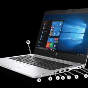 إتش بي ELITEBOOK 735 G6 | رام 16GB | AMD Ryzen 7 pro | كارت Radeon VEGA | شاشة 13.3" FHD لمس