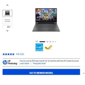 إتش بي VICTUS 16-r1 | رام 16GB | كور i7-14650HX الجيل الرابع عشر | SSD 1TB | كارت RTX 4060 | شاشة 16.1" FHD